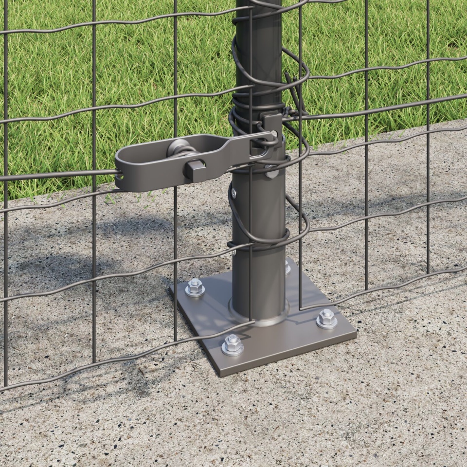 Posturi de gard Set de 26 Gri Beton 3.2 x 3.2 x 90 cm Durabil - 2 | YEO