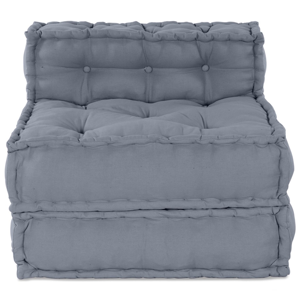 Pouf Modular Gri 70x70x54 Material - 3 | YEO