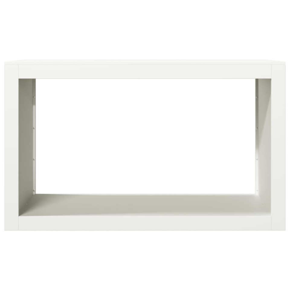 Rastel pentru lemne de foc, alb, 100x40x60 cm, oțel - 3 | YEO