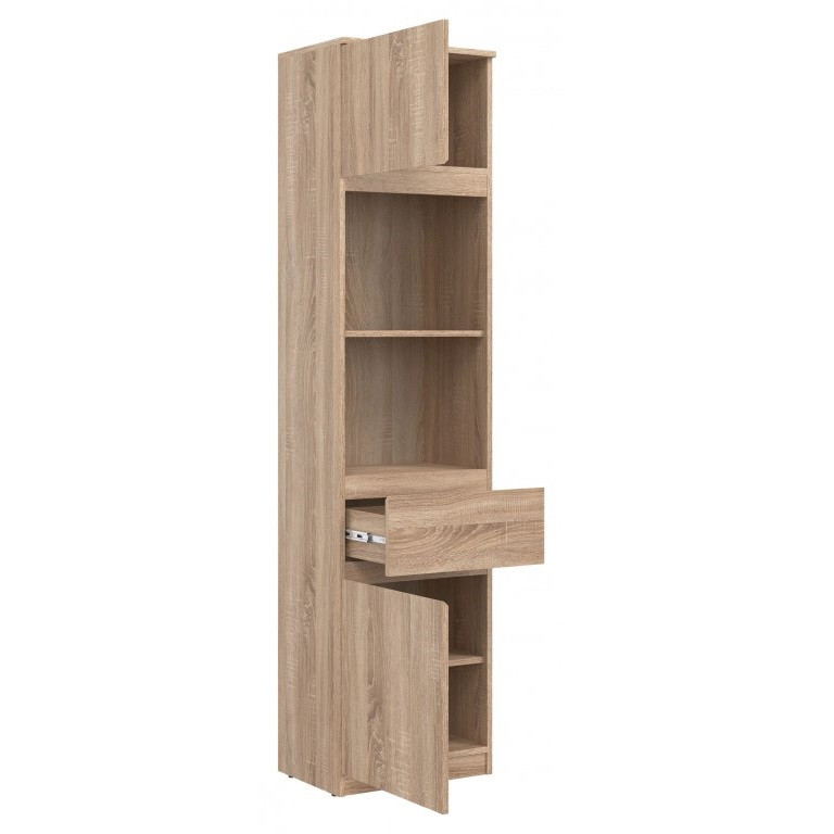 REMI Raft cu două uși L/P 2D1S OAK SONOMA/ OAK SONOMA - 3 | YEO