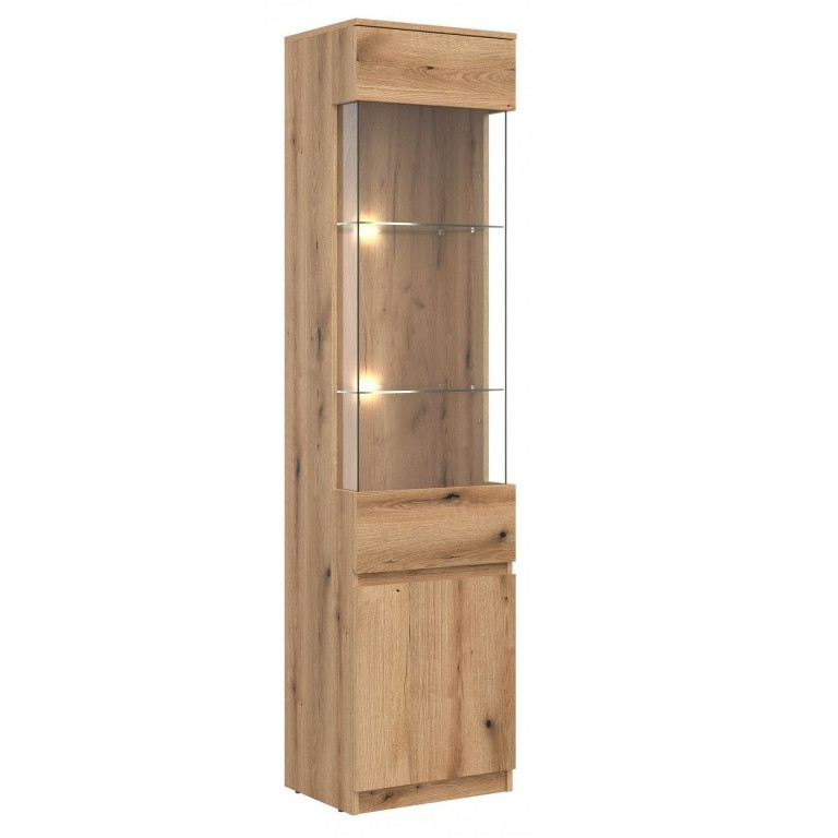 REMI Vitrina cu două uși L/P 2D OAK EVOKE/OAK EVOKE - 3 | YEO