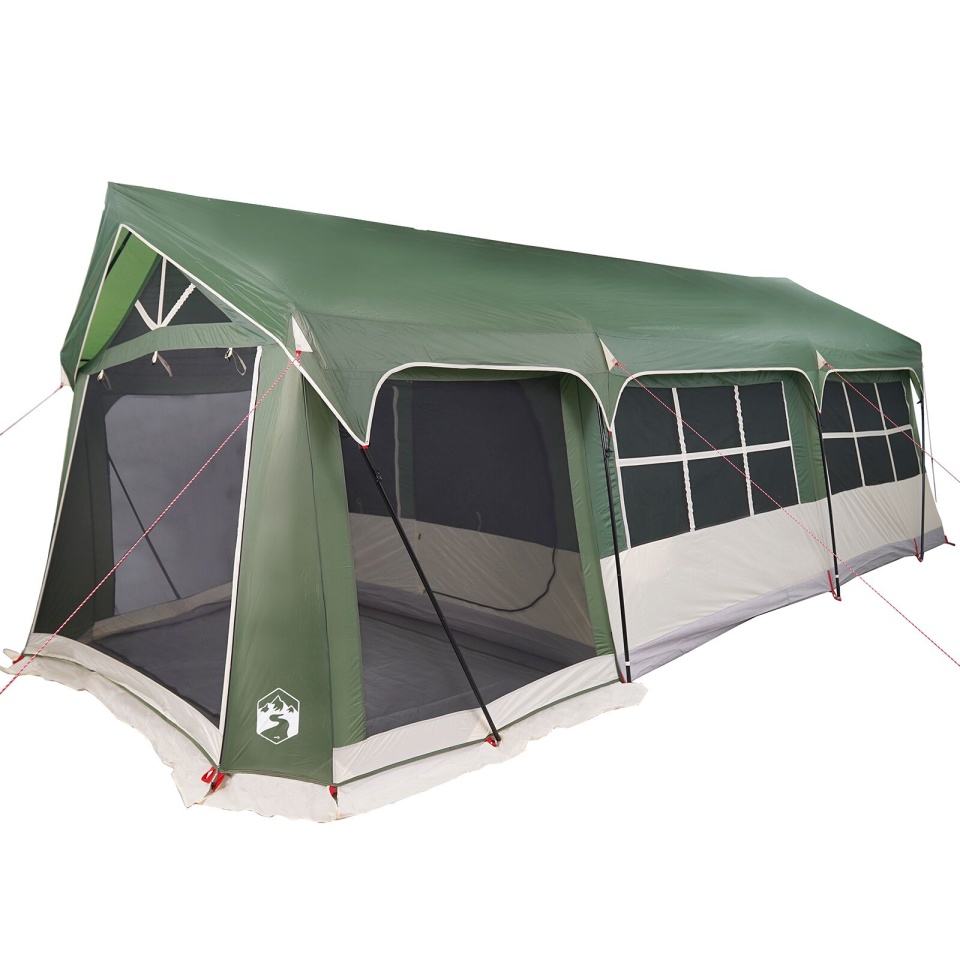 Rucsac camping cu feronerie verzi pentru 10 persoane, impermeabil - 1 | YEO
