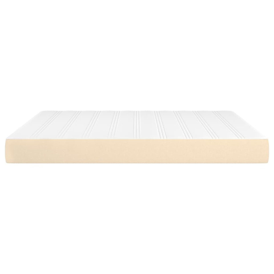 Saltea de pat cu arcuri, crem, 160x200x20 cm, textil - 3 | YEO