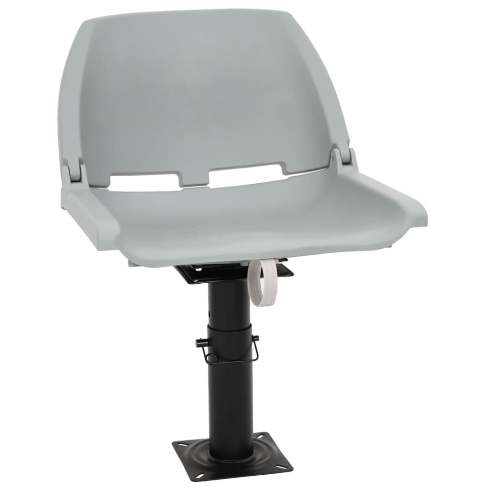 Scaun barcă cu piedestal, reglabil în înălțime, rotativ la 360°