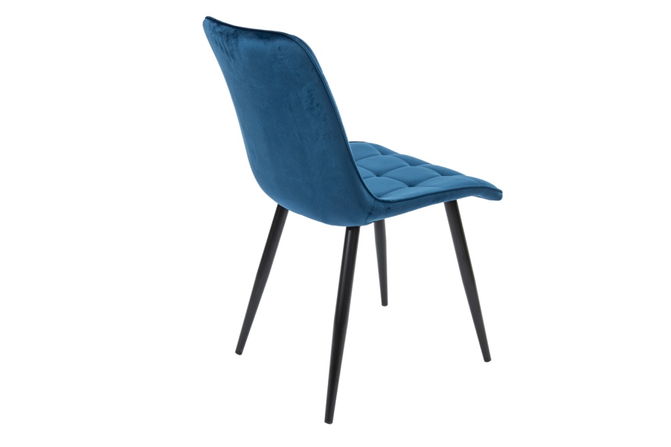 Scaun bucatarie tapitat, S-214, Stofa, Albastru - 3 | YEO