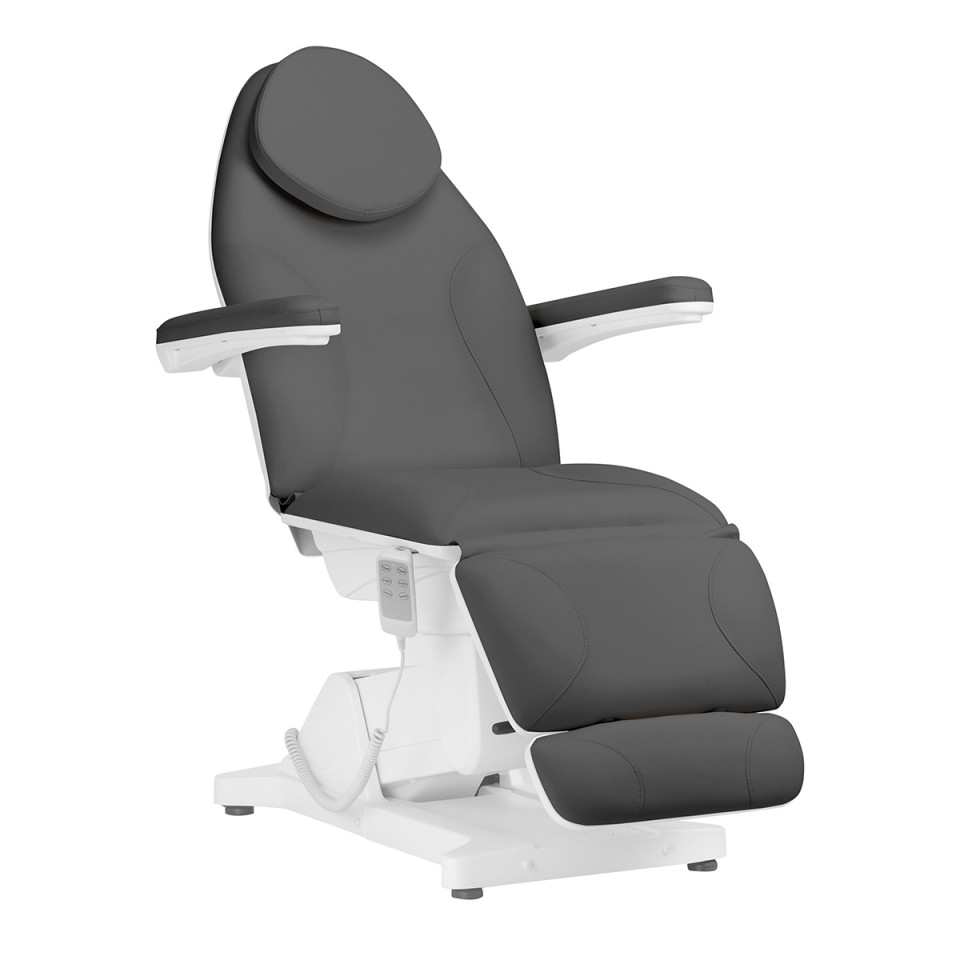 Scaun cosmetic electric Sillon Basic 3 motoare gri