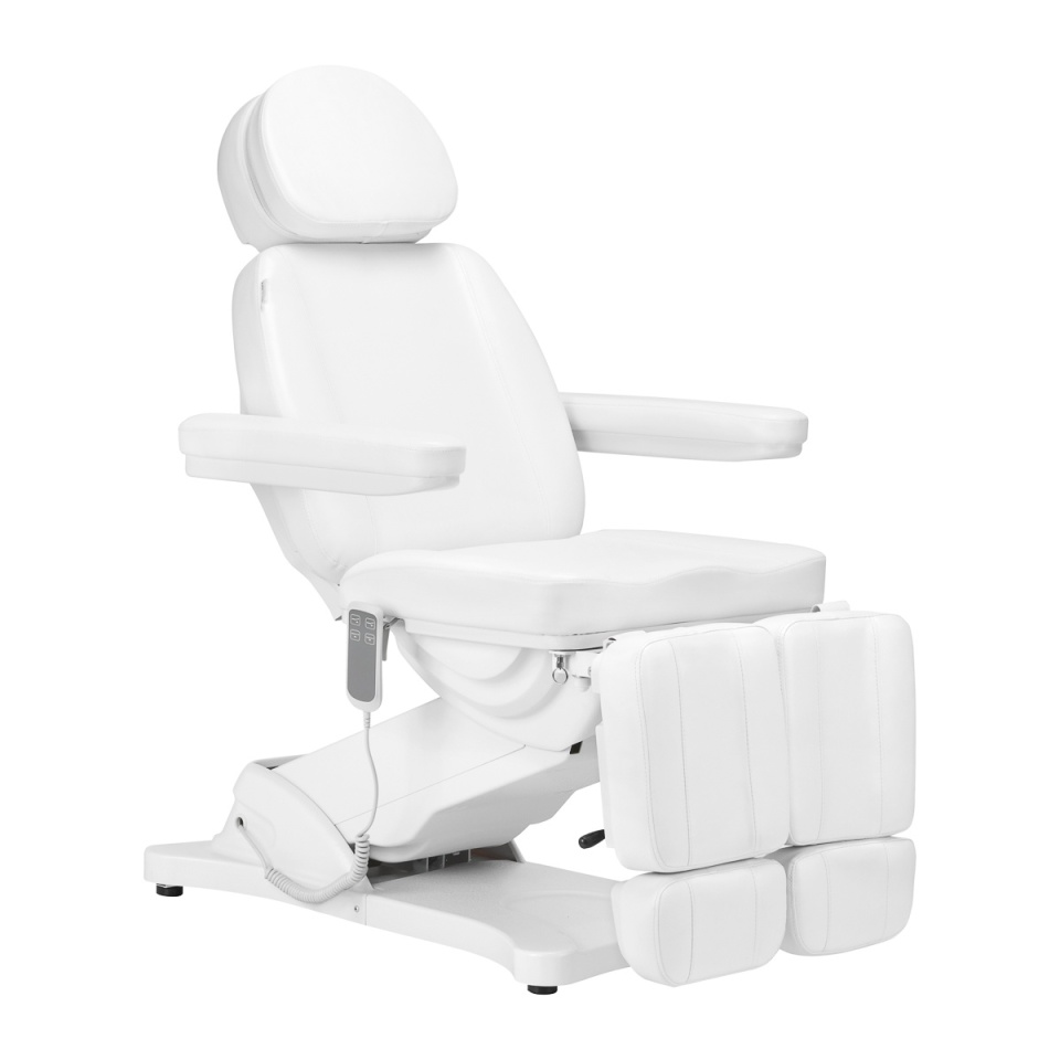 Scaun electric cosmetic SILLON CLASSIC 2 motoare pedi alb