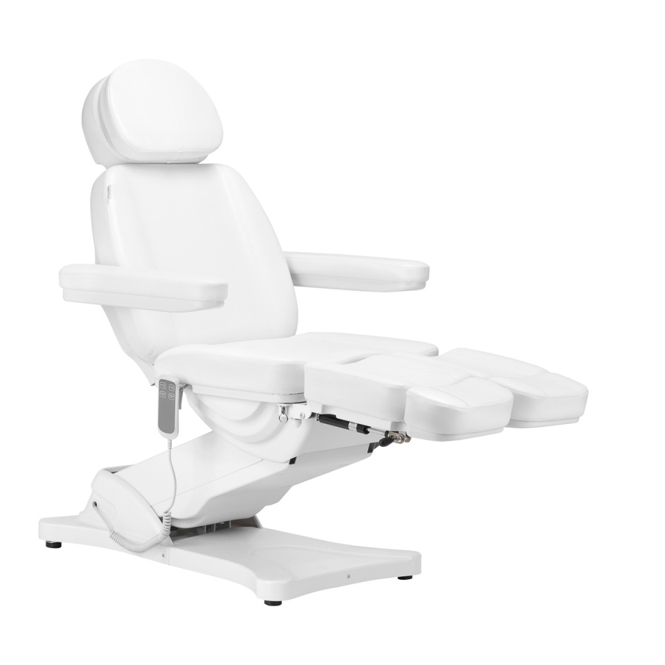 Scaun electric cosmetic SILLON CLASSIC 2 motoare pedi alb - 1 | YEO