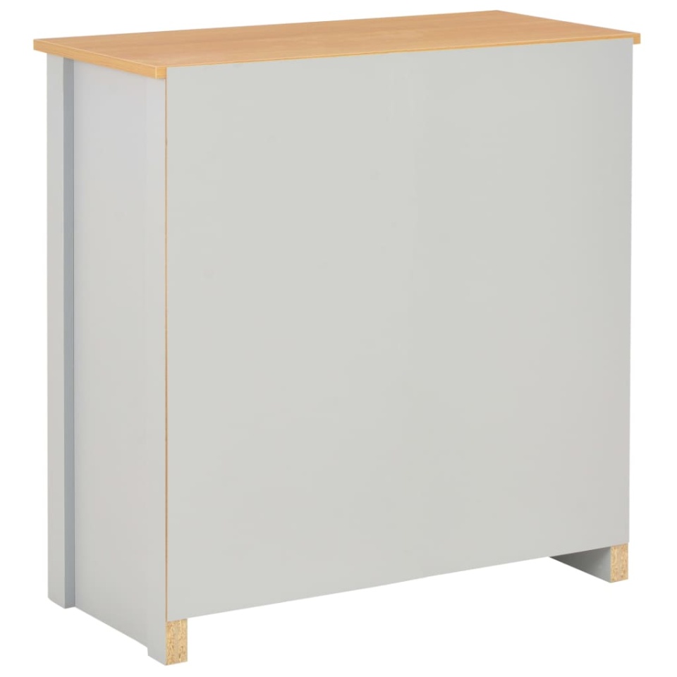Servantă, gri, 79 x 35 x 81 cm - 3 | YEO
