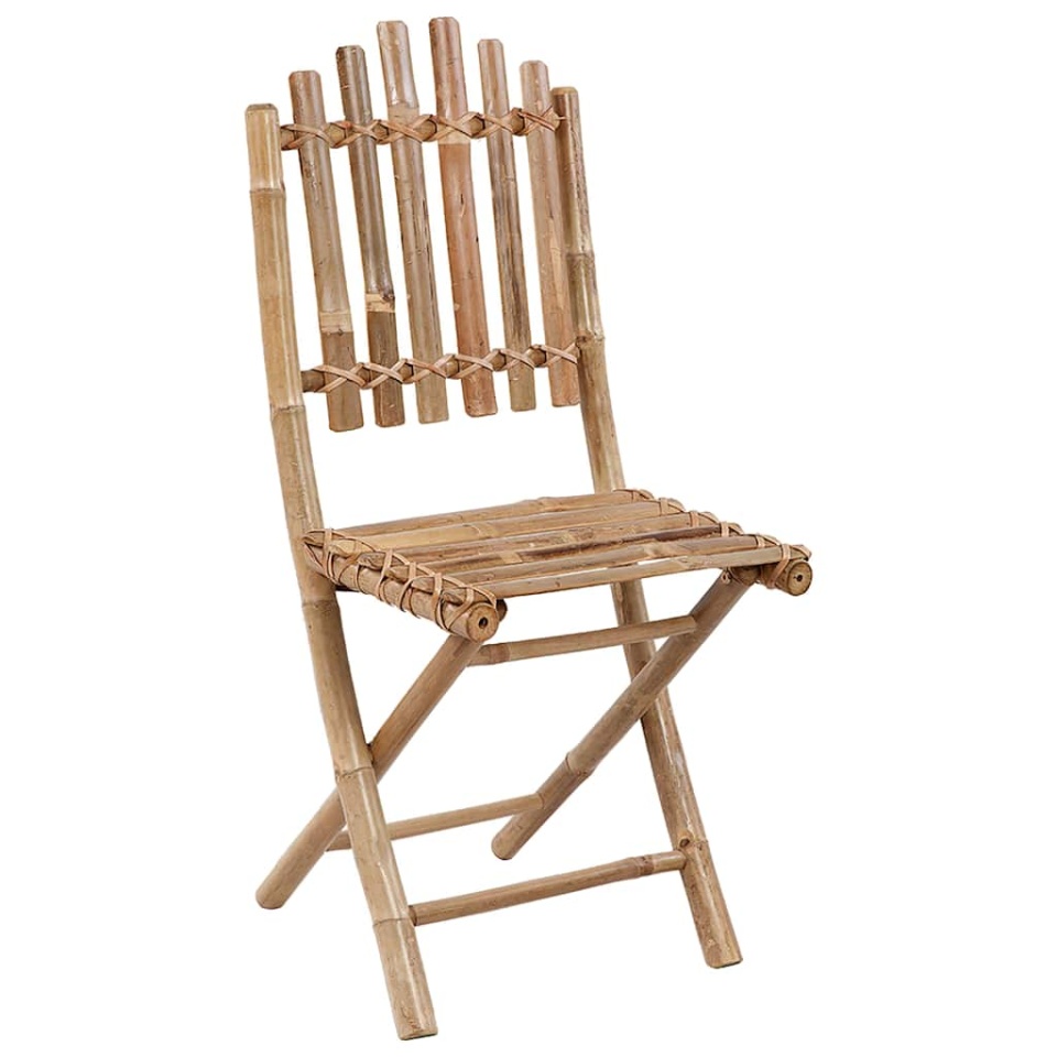 Set mobilier de exterior pliabil, cu perne, 5 piese, bambus - 3 | YEO