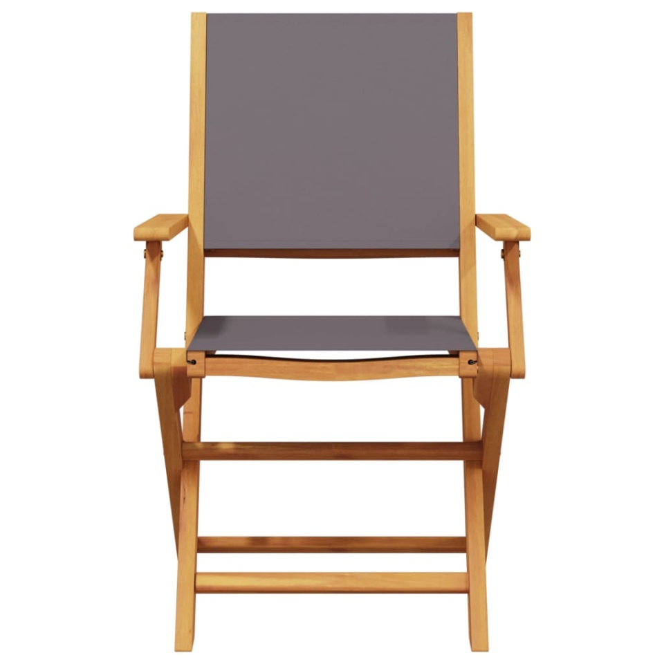Set mobilier de grădină 5 piese textil antracit/lemn masiv - 3 | YEO