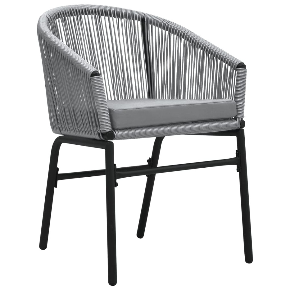 Set mobilier de grădină, 7 piese, gri - 3 | YEO