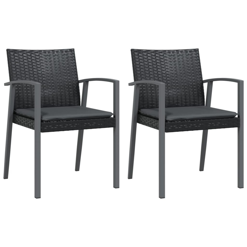 Set mobilier de grădină cu perne, 3 piese, poliratan și oțel - 3 | YEO