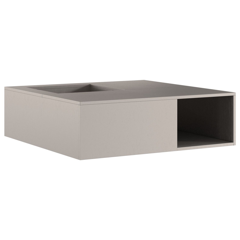 Socară cu suport pentru bușteni 100x100x30 cm din oțel rezistent la intemperii - 3 | YEO