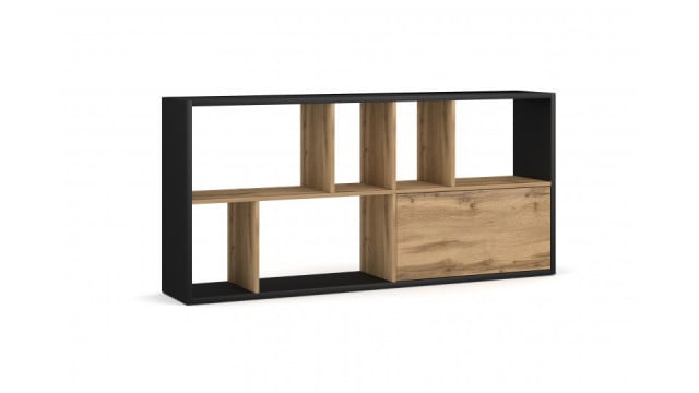 Space Biblioteca Black/Oak Artisan - 2 | YEO