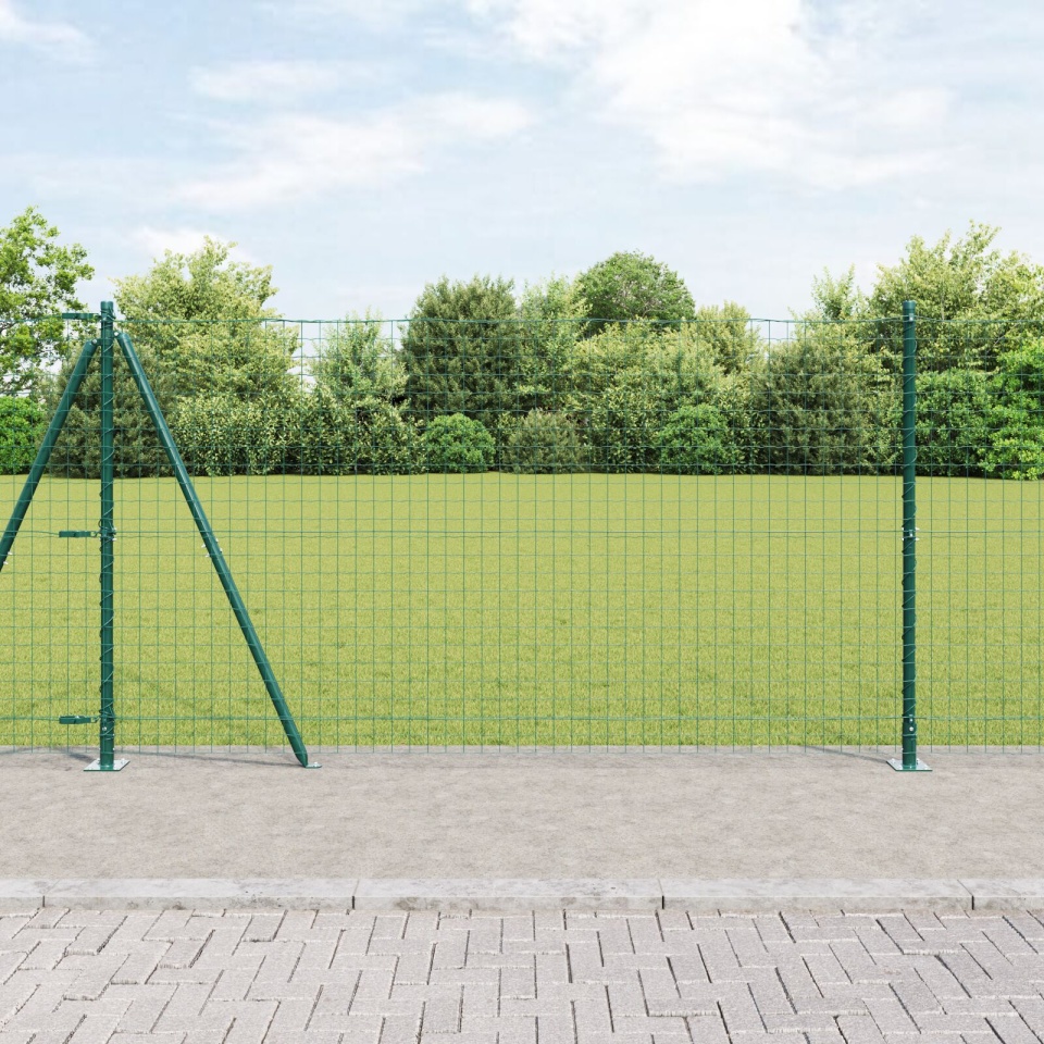 stâlpi Set de 104 Verde Beton 3.2 x 3.2 x 68.5 cm Rezistent