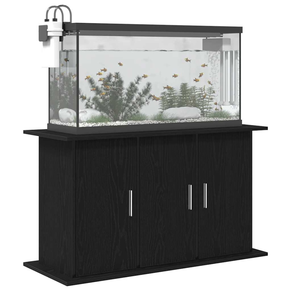 Suport acvariu Stejar negru 101x41x58 cm Lemn prelucrat - 3 | YEO