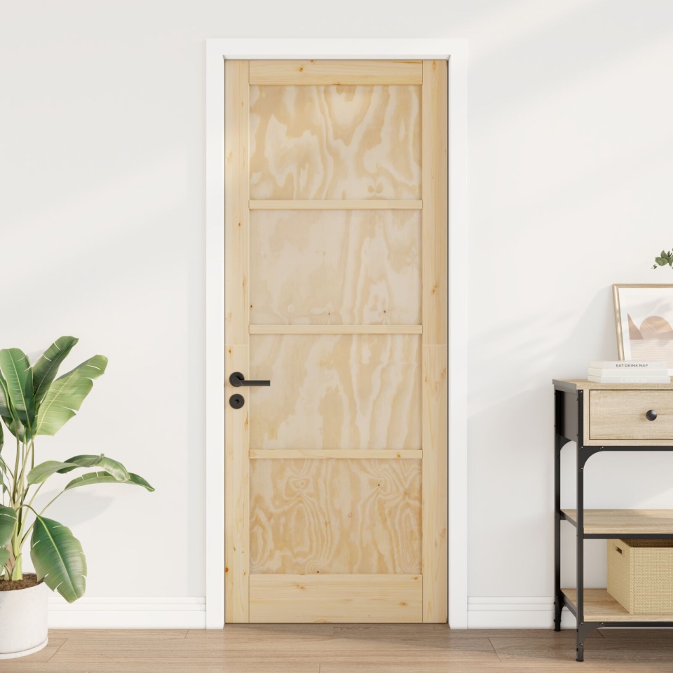 Ușă Interioară ORKDAL 83x211x4 cm Lemn Masiv de Pin - 2 | YEO