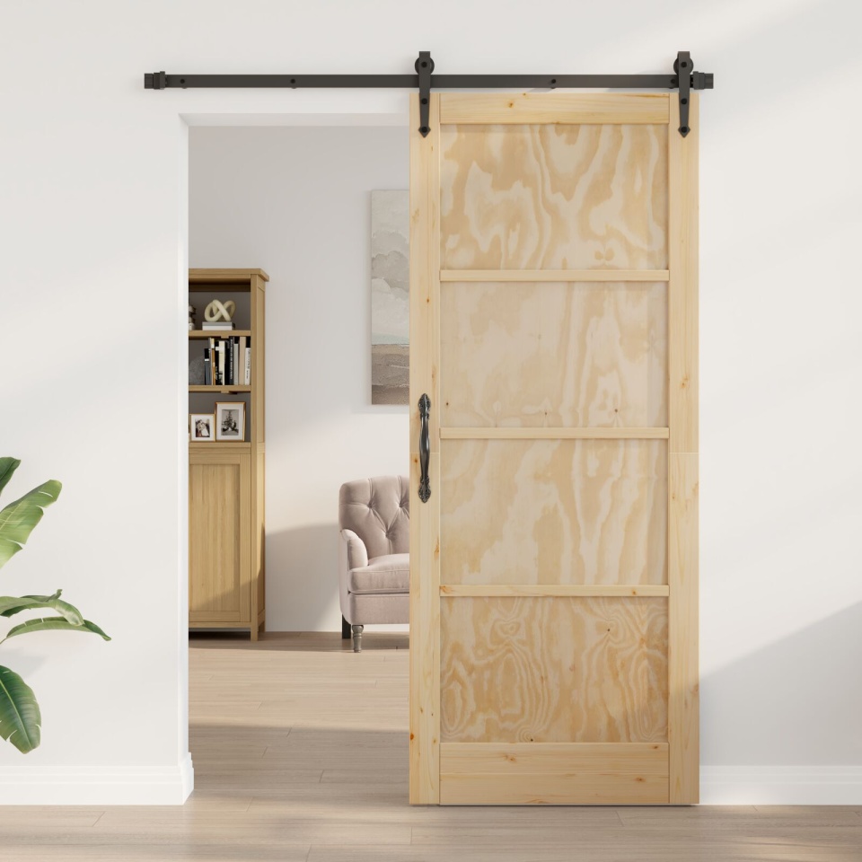 Ușă interioară \'ORKDAL\'86x211x4 cm din lemn masiv pin