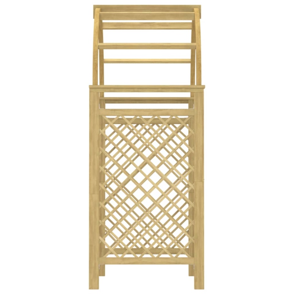 Arcadă cu spalier, 141x97x243 cm, lemn masiv de pin tratat - 3 | YEO