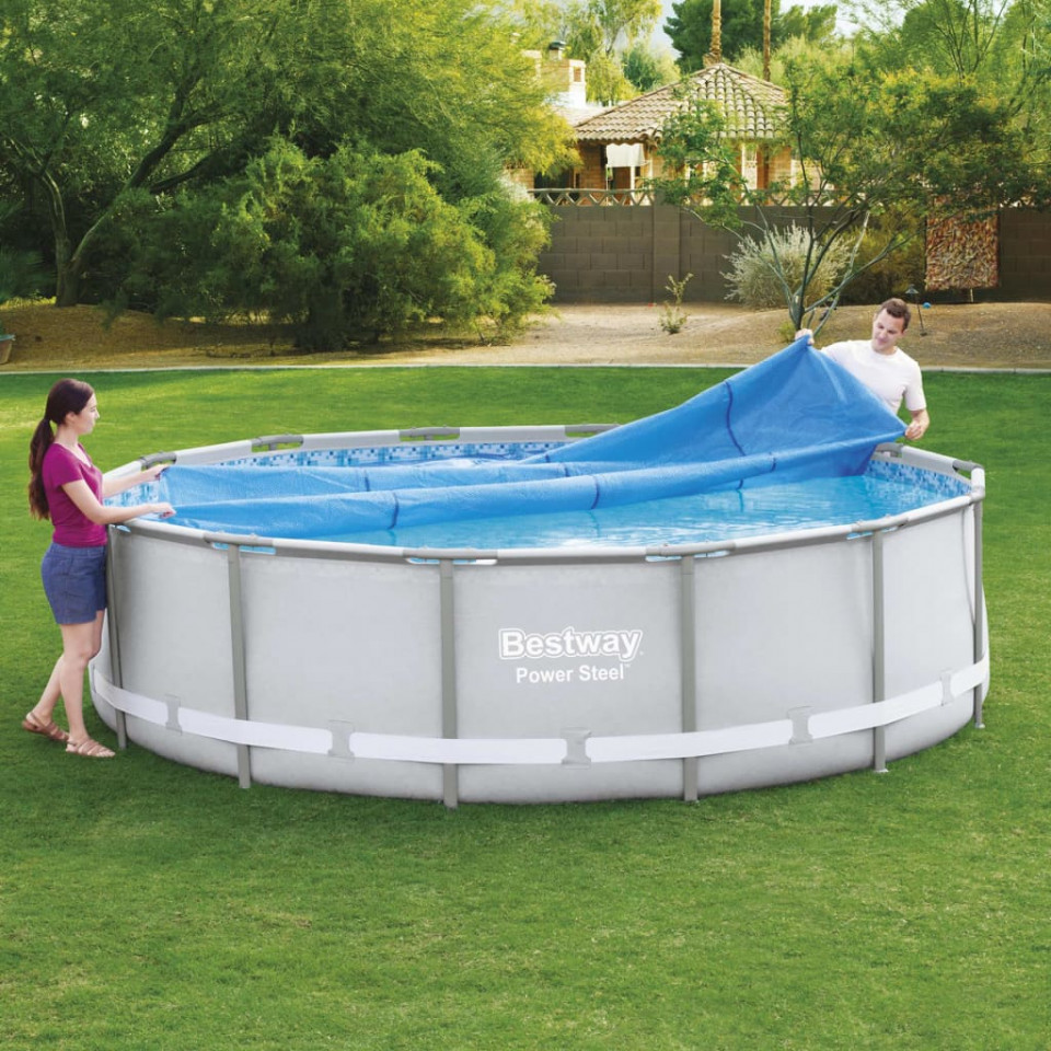 Bestway Prelată solară de piscină Flowclear, 427 cm - 1 | YEO