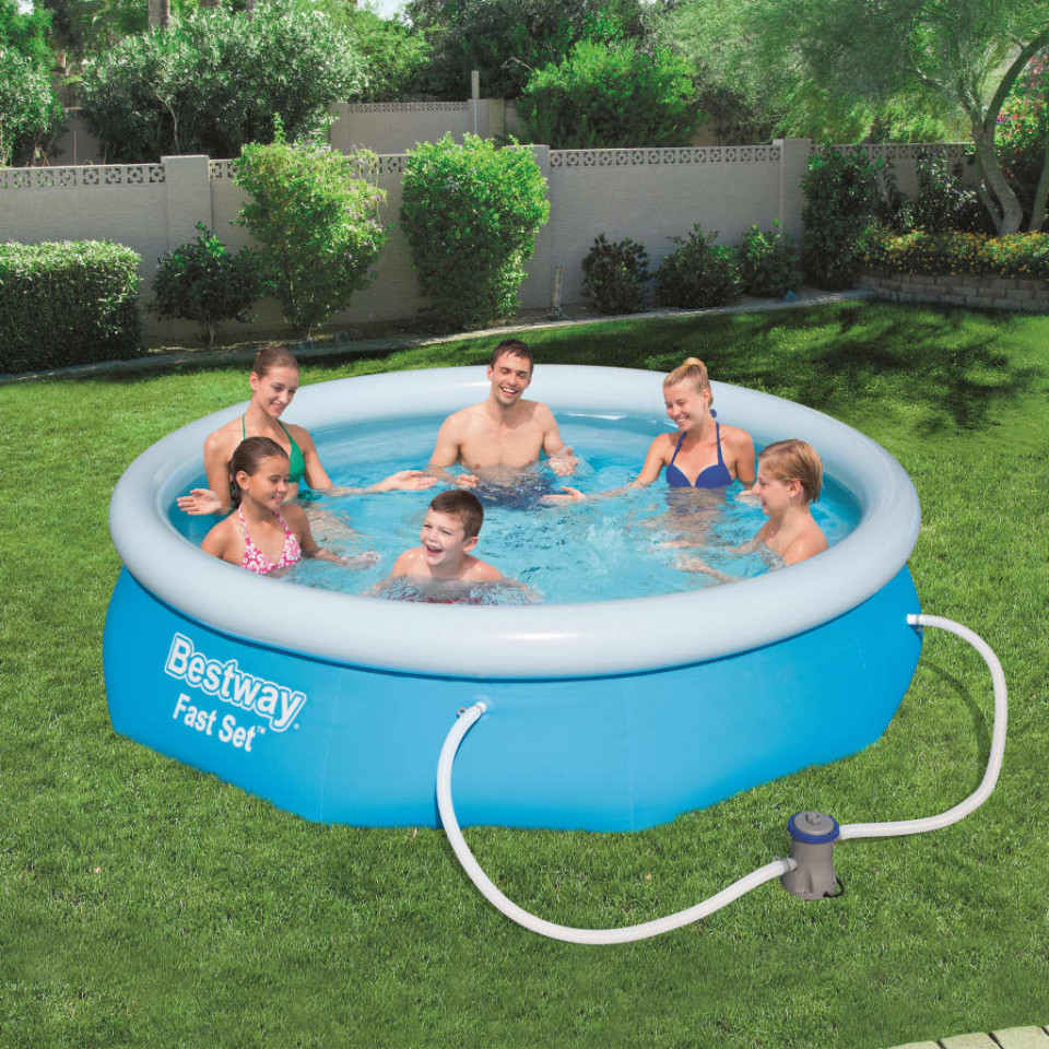 Bestway Set piscină Fast Set, 305 x 76 cm, 57270 - 4 | YEO