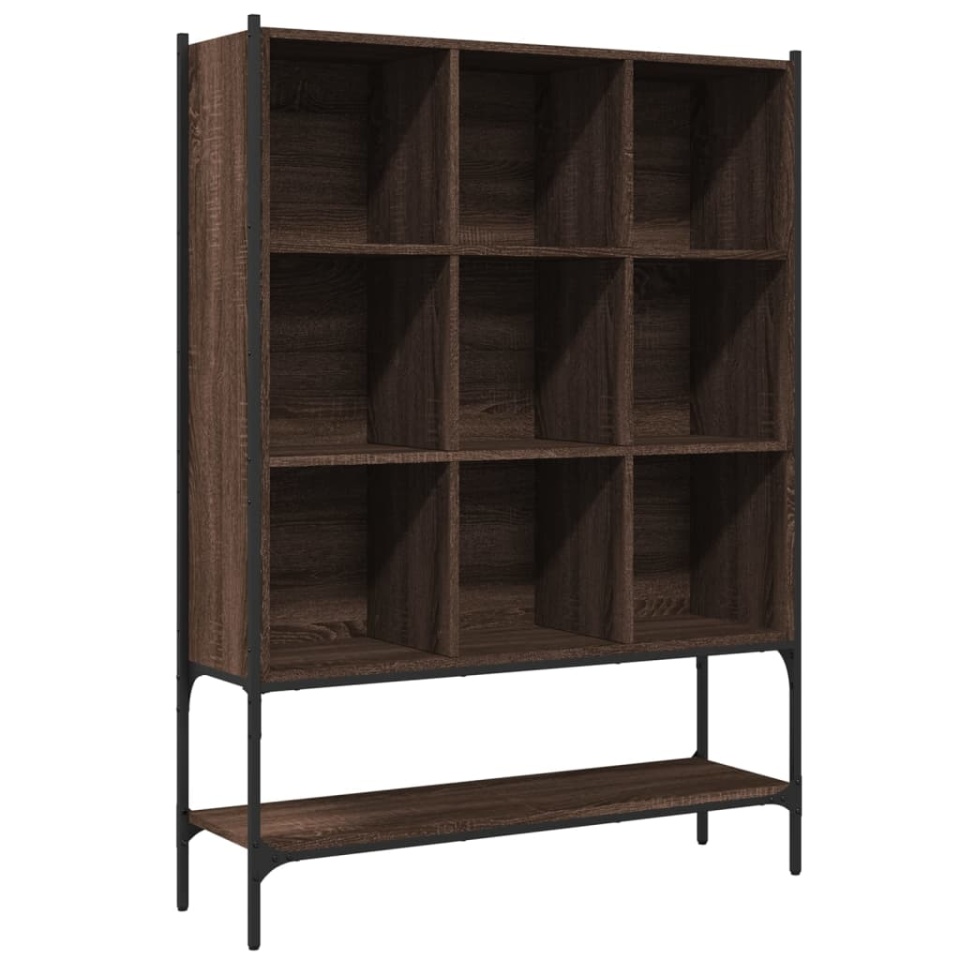 Bibliotecă, stejar maro, 102x30x141,5 cm, lemn prelucrat - 1 | YEO