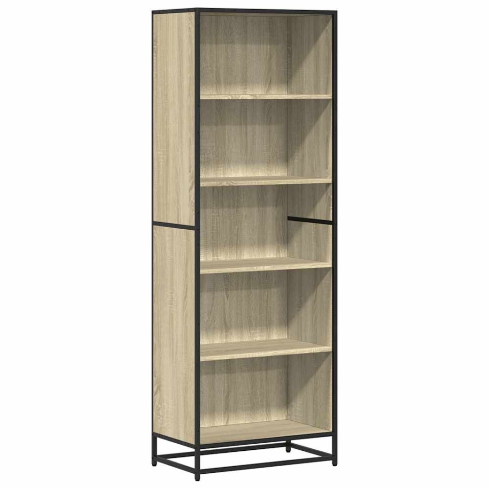 Bibliotecă, stejar sonoma, 60x35x170,5 cm, lemn prelucrat - 1 | YEO