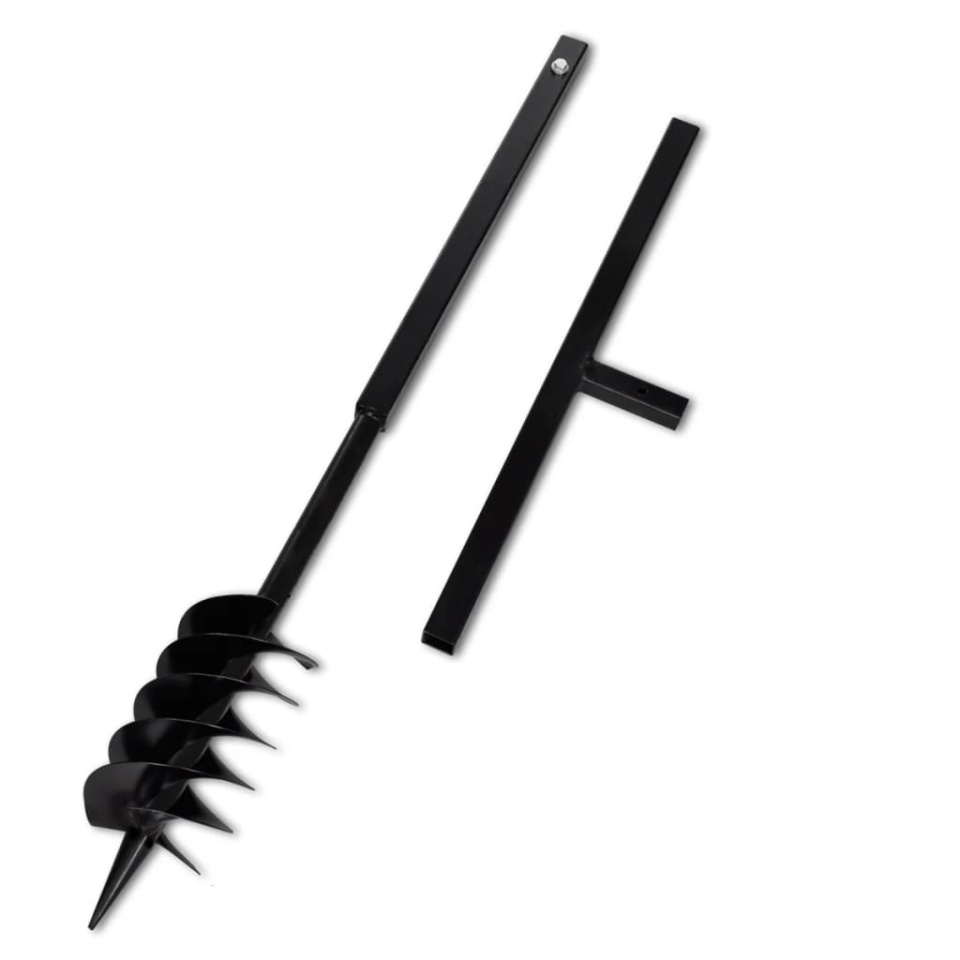 Burghiu de sol cu mâner 120 mm cu tub prelungitor 9 m, oțel - 2 | YEO