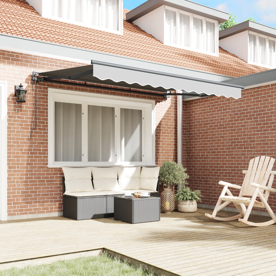 Cadru Awning Electric Retractiv 3.5x2 cm Metal - 2 | YEO