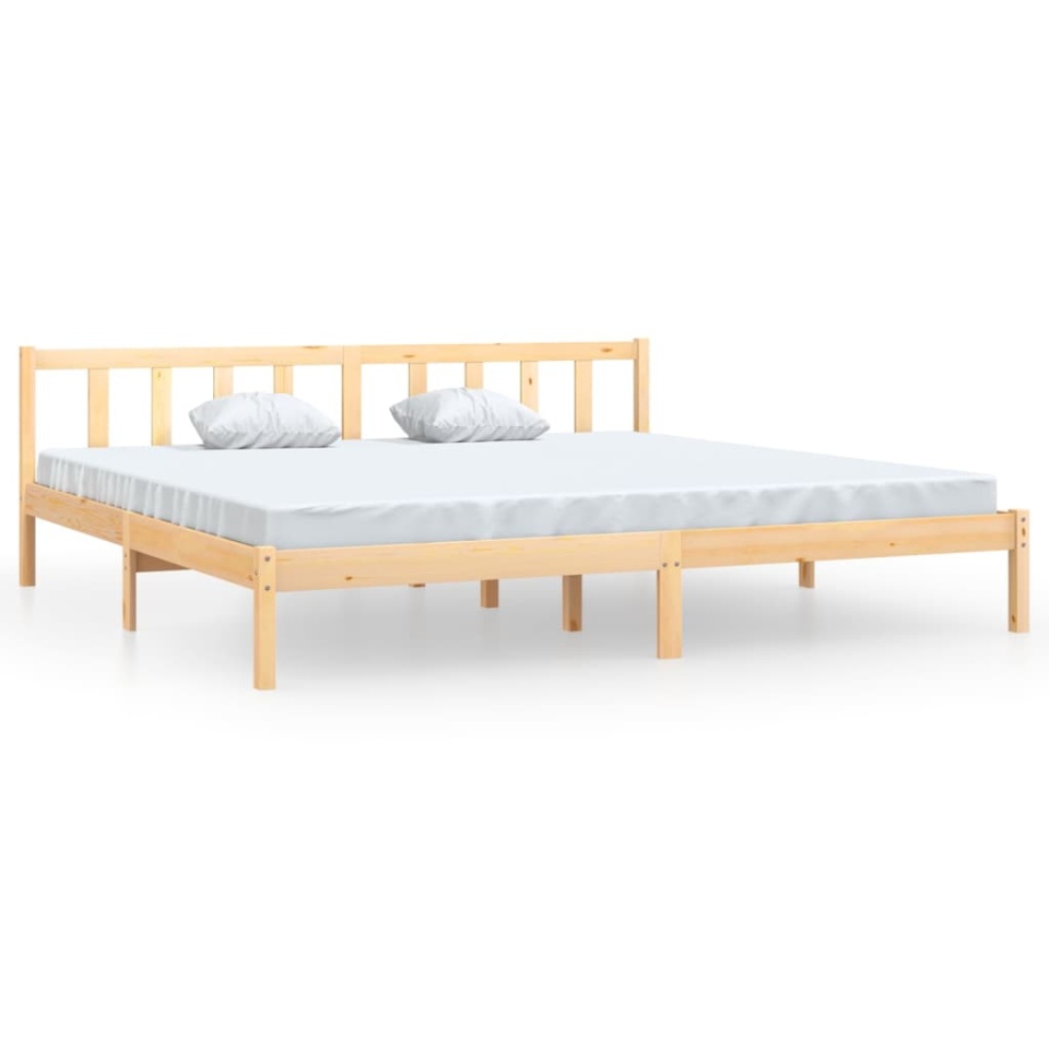 Cadru de pat Super King, 180x200 cm, lemn masiv de pin - 1 | YEO