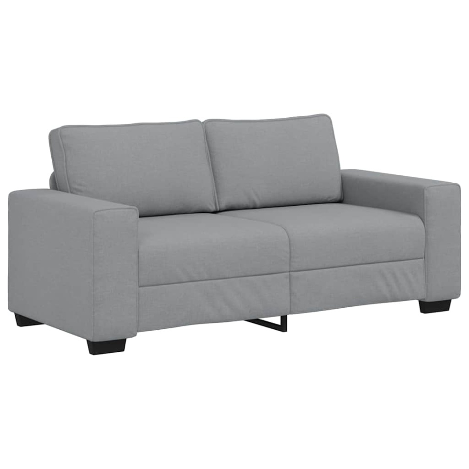 Canapea cu 2 locuri, țesătură gri deschis, 140 cm - 1 | YEO