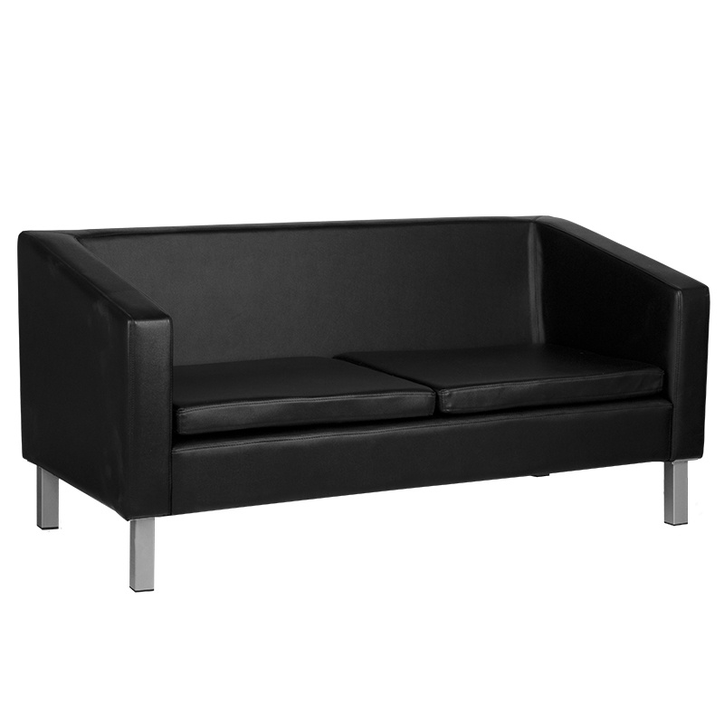 Canapea pentru sala de asteptare Gabbiano BM18003 neagra