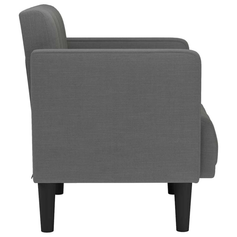 Canapea Scaun cu cotiere Gri închis 53 cm Material - 3 | YEO