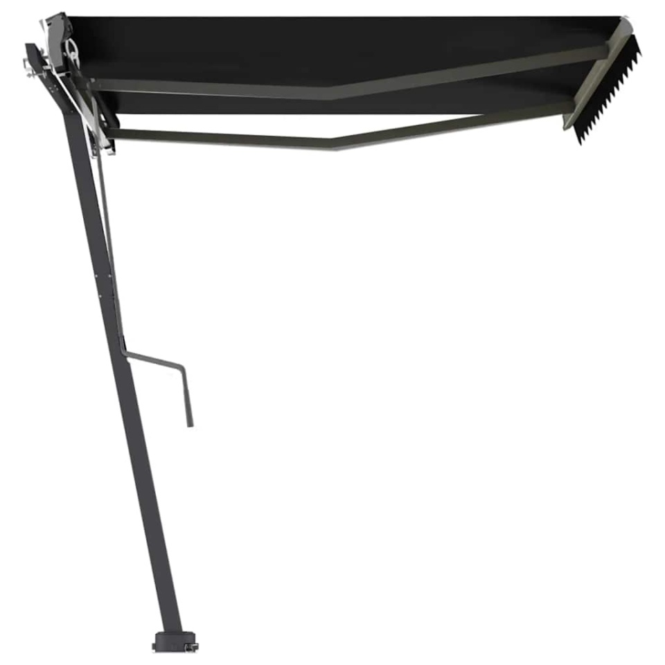 Copertină autonomă retractabilă automat, antracit, 350x250 cm - 1 | YEO