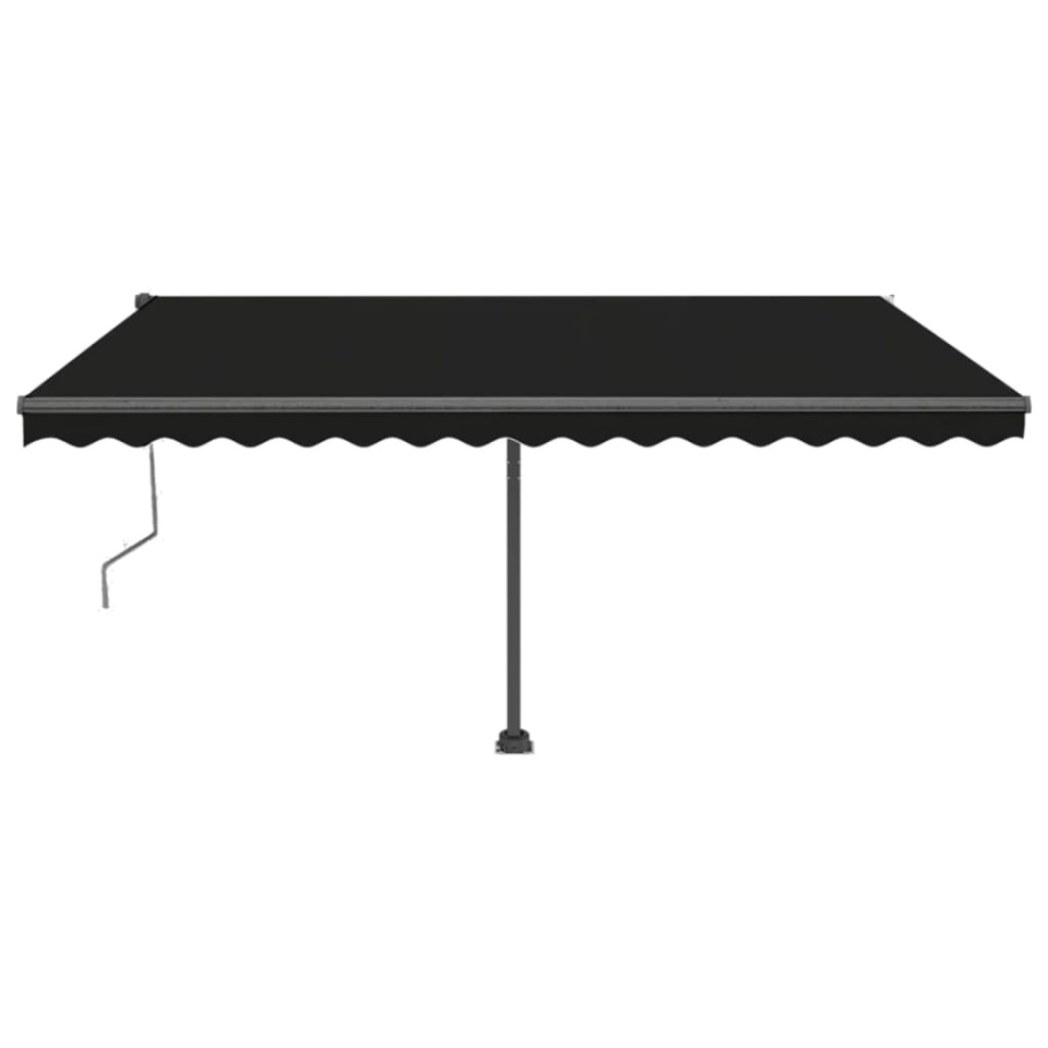 Copertină autonomă retractabilă automat, antracit, 400x350 cm - 1 | YEO