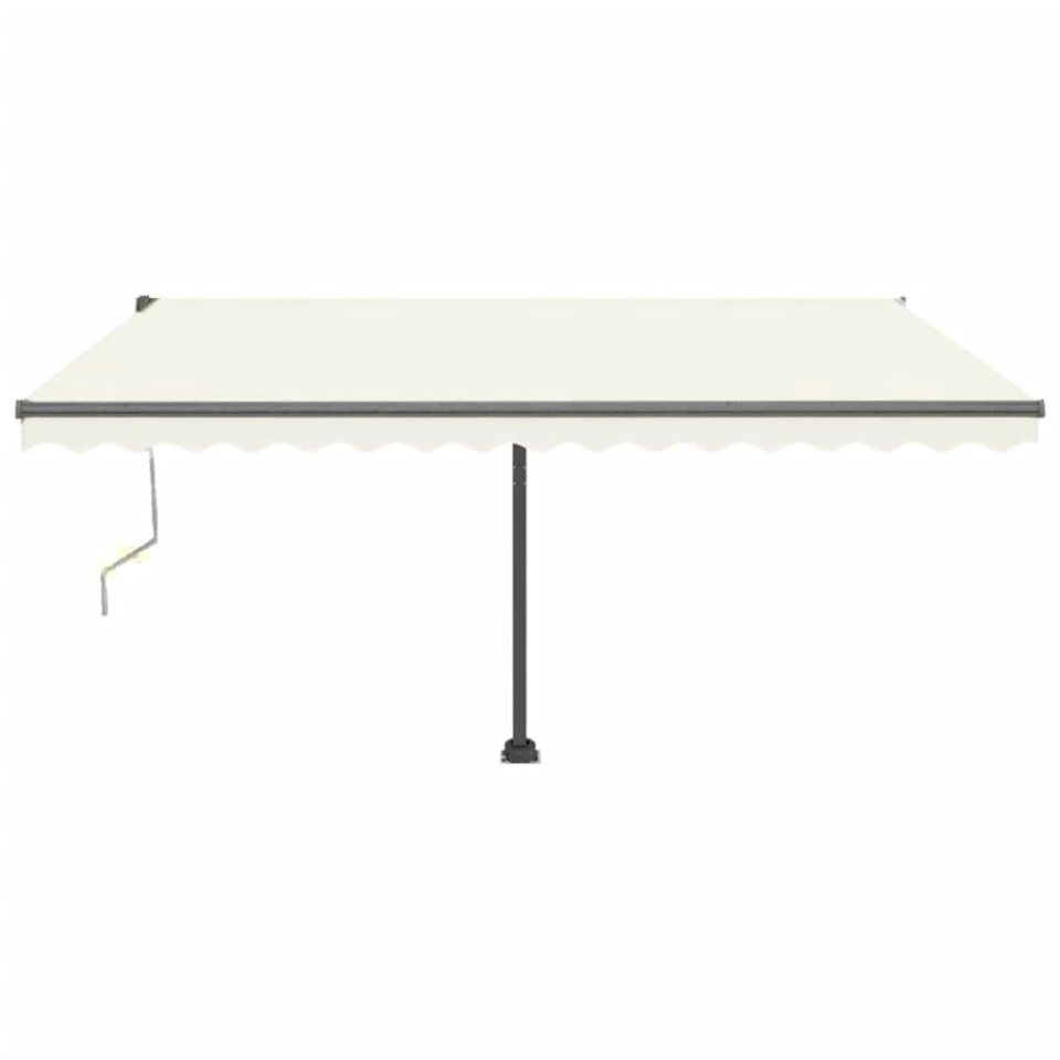 Copertină autonomă retractabilă automat, crem, 400x350 cm - 2 | YEO