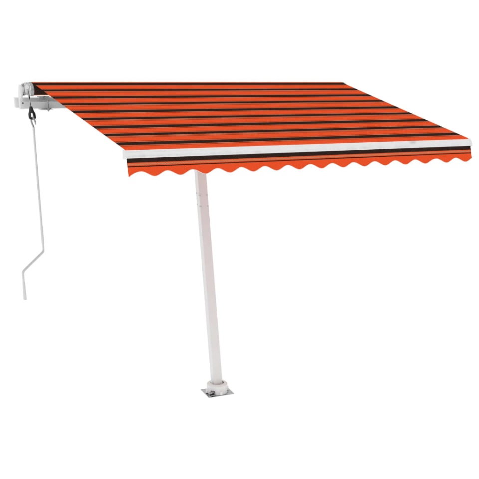 Copertină autonomă retractabilă automat oranj&maro 300x250 cm - 1 | YEO