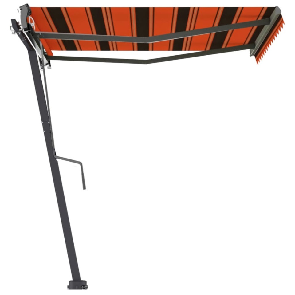 Copertină autonomă retractabilă automat, oranj&maro 350x250 cm - 1 | YEO