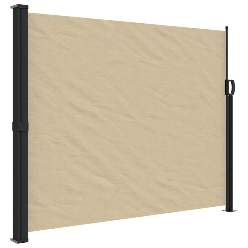 Copertina laterală retractabilă, bej, 160x500 cm - 1 | YEO