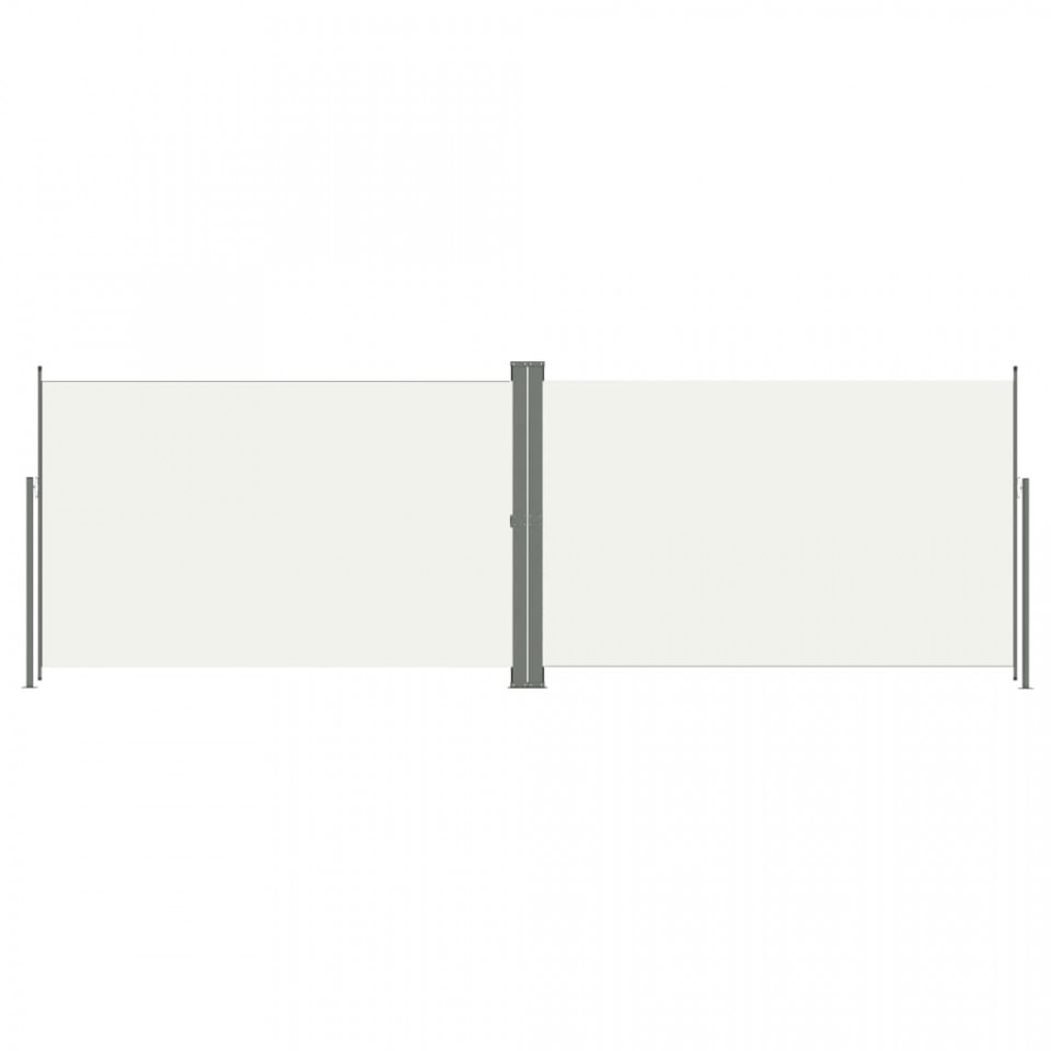 Copertină laterală retractabilă, crem, 200x600 cm - 1 | YEO