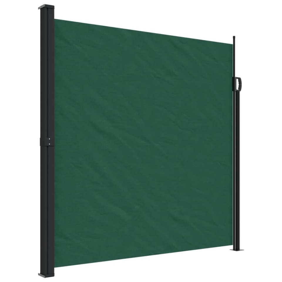 Copertina laterală retractabilă, verde închis, 200x300 cm - 1 | YEO