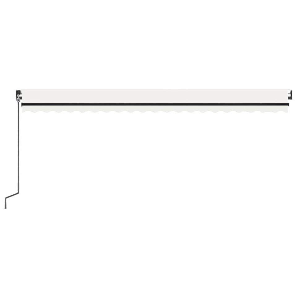 Copertină retractabilă automat, crem, 500x300 cm - 3 | YEO