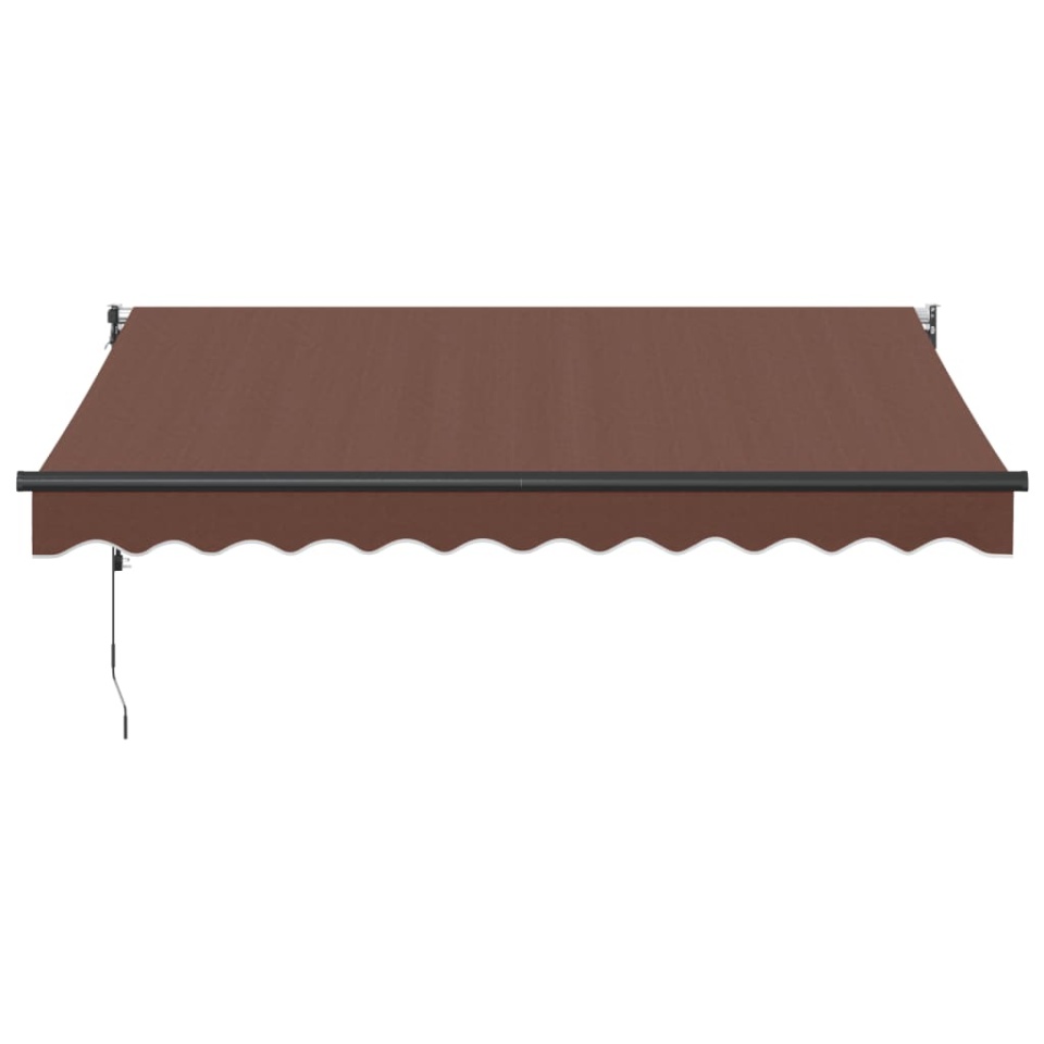 Copertina retractabilă automat, maro, 300x250 cm - 2 | YEO