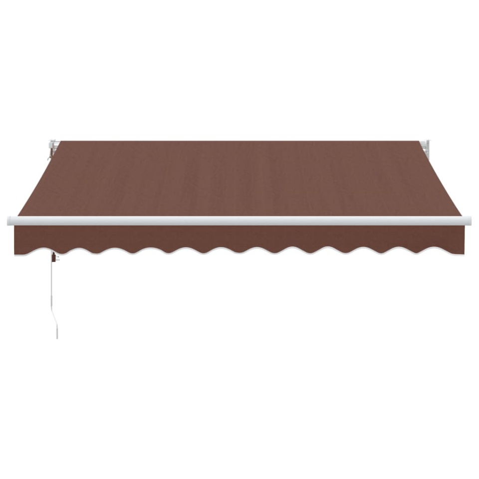 Copertina retractabilă automat, maro, 300x250 cm - 2 | YEO