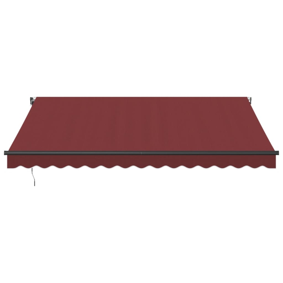 Copertina retractabilă automat, vișiniu, 400x350 cm - 2 | YEO