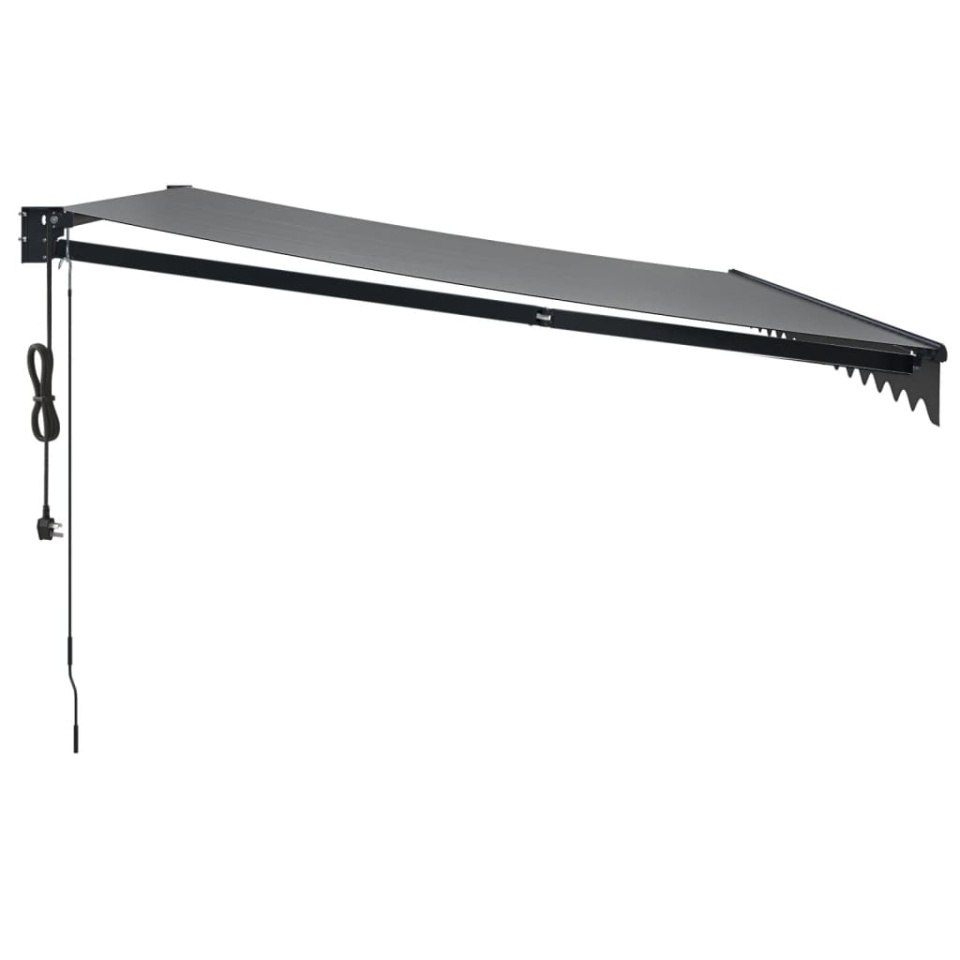 Copertină retractabilă automată, antracit, 4x3 m - 3 | YEO