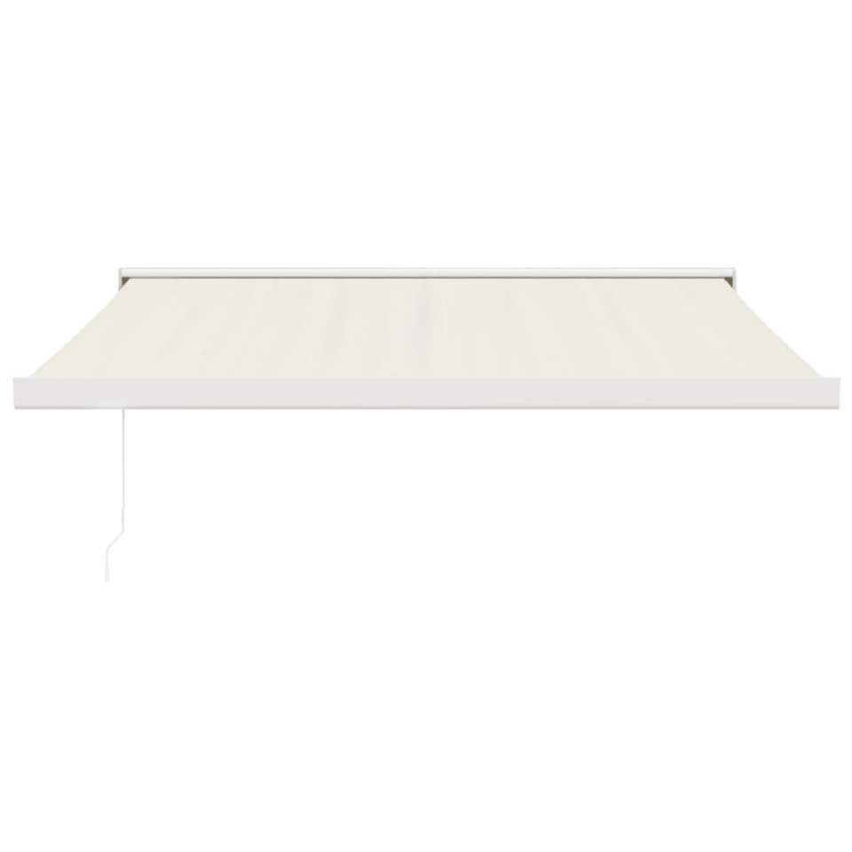 Copertină retractabilă, crem, 3x2,5 m, textil și aluminiu - 2 | YEO