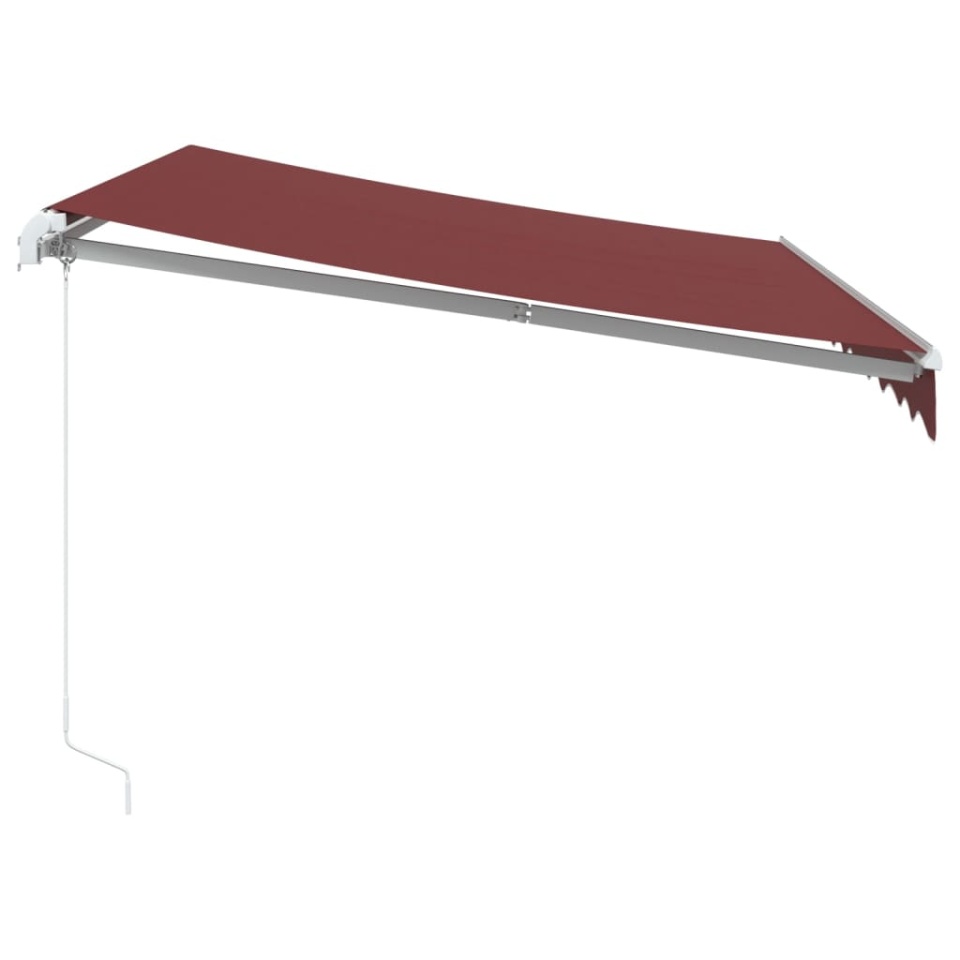 Copertina retractabilă manual, vișiniu, 300x250 cm - 3 | YEO