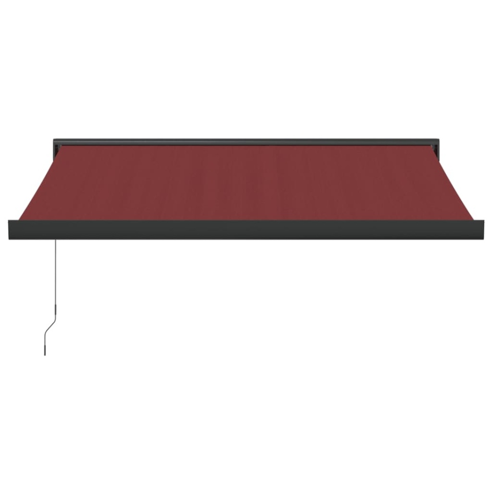 Copertina retractabilă manual, vișiniu, 350x250 cm - 2 | YEO